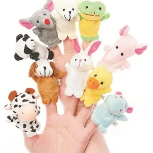 10 Animal Finger Set Soft Toys for kd 48% of